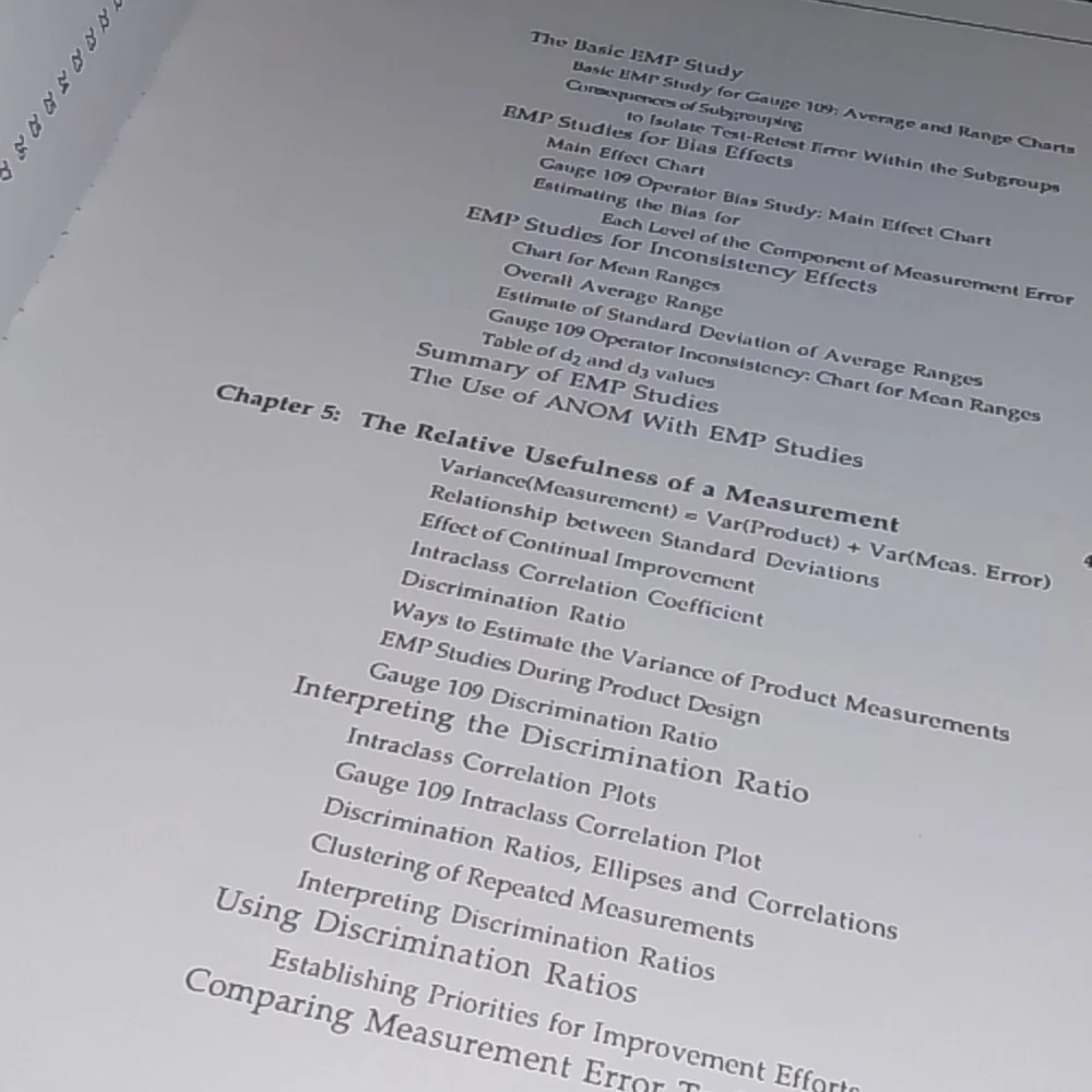 EMP EVALUATING THE MEASUREMENT PROCESS Book